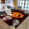 Football United F.C Pattern Rug, Indoor/Outdoor Mat, for Picnic, Gameroom, Bedroom, Office, Living Room, Home Decor Carpet, Birthday Gift