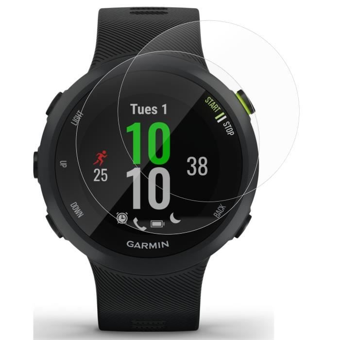 Tvrzené sklo pro Garmin Forerunner 55 - Forerunner 45 - Forerunner 45S [Sada 2 kusů] Ochrana displeje hodinek proti poškrábání Phonillico®