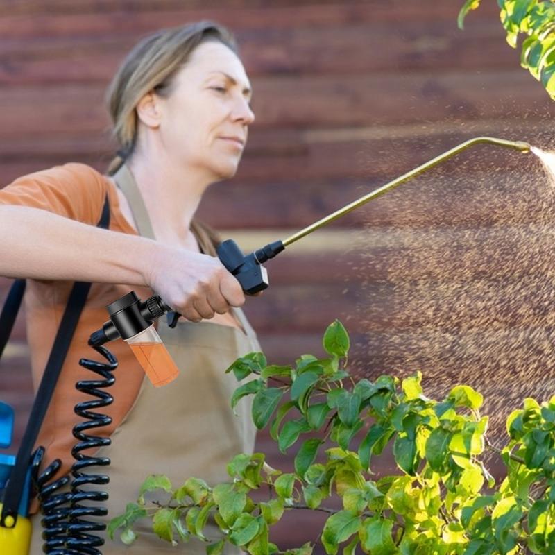 100ml Hochdruck-Autowasch-Schaumkanone Verstellbare Schaumkanone Gartenschlauch-Sprüher Präzisions-Gartensprenger mit Skala