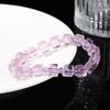 Jinde Jewelry Natural Purple Jade & Lavender Amethyst Beaded Women's Bracelet