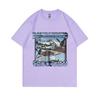 Bombardiro Crocodilo Funny Crocodile Plane Bomber Meme T-shirts Men Women Gothic Vintage T Shirts Casual Humor Oversized T Shirt