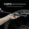 BENGGUO BG-1689 Portable Bike Pump Foldable Telescopic Mini Air Pump for Mountain Road Bike Tire Inflation High Pressure 130PSI