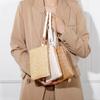 Weaving Bag Fashion Ladies Wristlet Clutch Women Daily Money Phone Clutch Solid Straw Woven Coin Purse Beach Wallet Card Holder