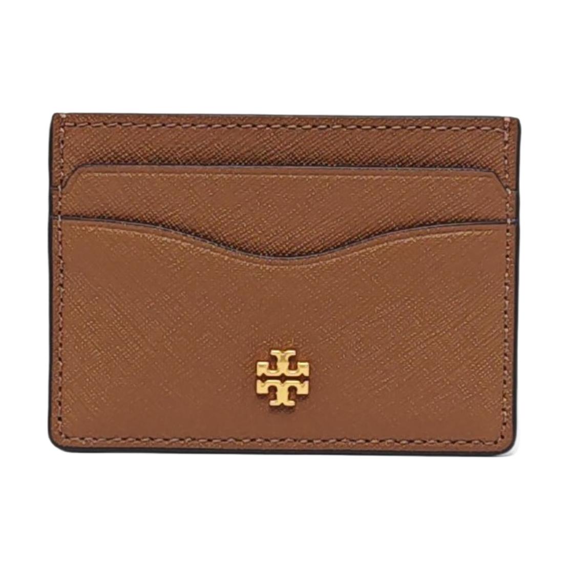 [Pre-Owned] Brown Leather Card Holder - Excellent #1SY5VF4 ONE SIZE