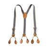 British Retro Non-Slip Elastic Suspenders for Men