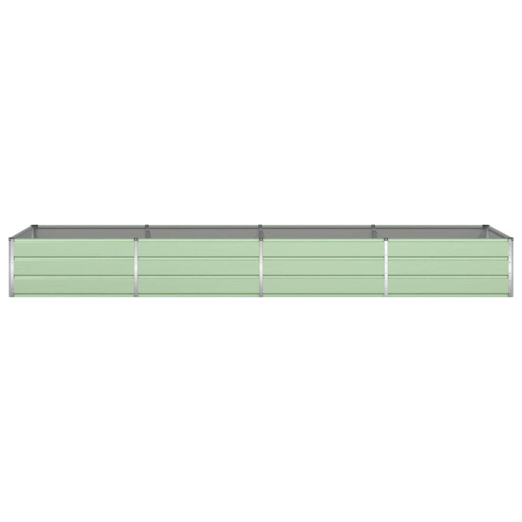 Planter Pastel Green 385 X 100 X 45 Cm Galvanized Steel
