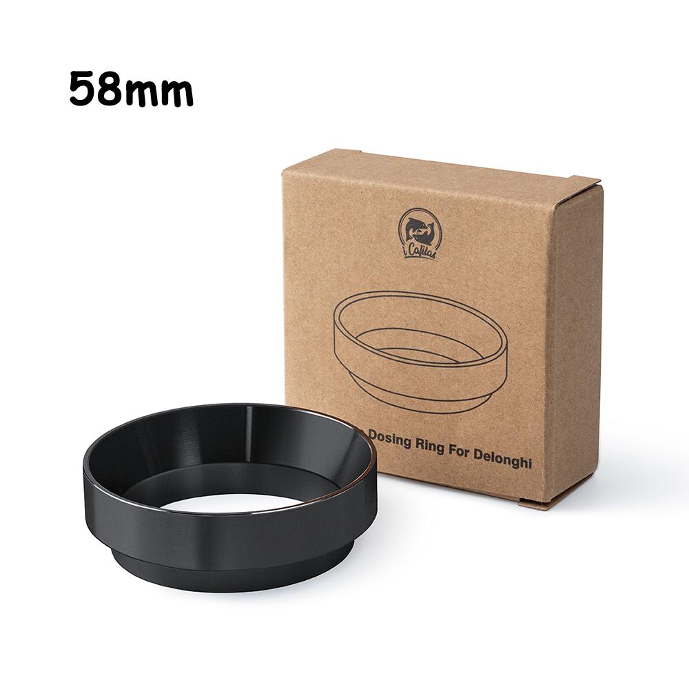 51/53/58 Mm Aluminum Dosing Ring for Delonghi With Magnetic Brewing Bowls Coffee Machine Accessories Espresso Barista Tool