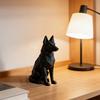 Xiaobudian 3D Printed Geometric Shepherd Dog Ornament, Minimalist Sculpture for Nordic Light Luxury Home Decor, Entry Desk TV Cabinet Accent Gift