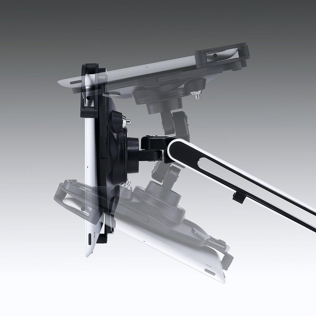 SANWA SUPPLY Arm for iPads and Tablets Compatible with Inches CR-LATAB9 7-11