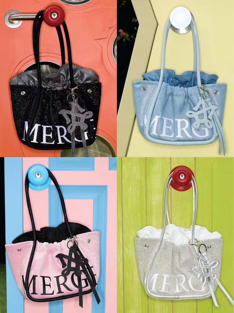 Bolso Tote Mini MERGE 2025 para Mujer: Bolso de Mano Nuevo y Bolso de Hombro Cruzado - Diseño Simple y a la Moda