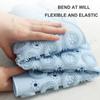 Bathroom Accessories Set: Round Non-Slip Bath Mat, Safety Shower PVC Bathroom Mat With Drain Hole, Plastic Massage Foot Pad