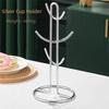 Stainless Steel Water Cup Rack Hanging Design Wine Cup Holder Organizer Kitchen Rack  Household Use