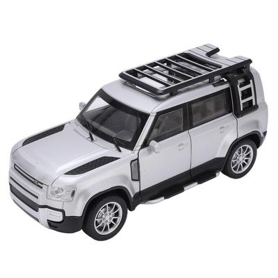 1:24 Off Road Alloy Car Model Metal Pull Back Car Toy with Sound and Light for Kids Boy Gift