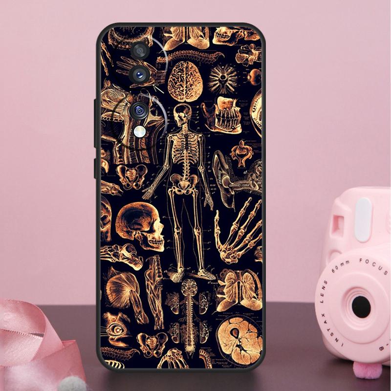 

X-Ray Human Anatomy Case For Honor Magic 7 5 6 8 Pro X9a X9b X9c X9d X8b X8c Win RT 50 70 90 200 400 Lite Cover Honor X9c