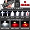 NEWEST High Power LED Flashlights 18650 USB C Rechargeable Tactical Flash Light Powerful Torch Waterproof Hiking Camping Lantern