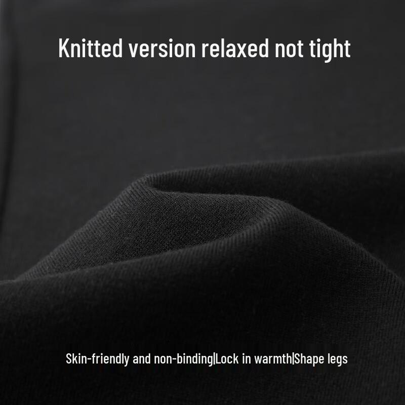 EMZ Men's Casual Elastic Knit Pants