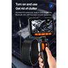 ABBP-Industrial Endoscope 4.3 Inch 360° Rotation Two-Way HD 1080P Articulating Camera Car Inspection Borescope 3.9Mm Rotary