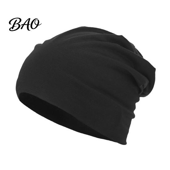 Lightweight Daily Commuting Hat Slouchy Hip-Hop Hat, Solid Color Soft Chemo Headwear, Breathable Street Style Pile for Face Slimming Cancer Cap Women