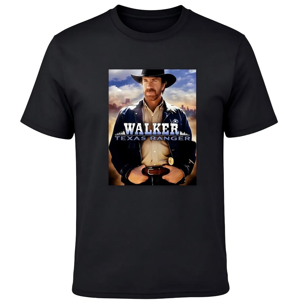 Walker Texas Ranger Retro Movie Graphic T-Shirt