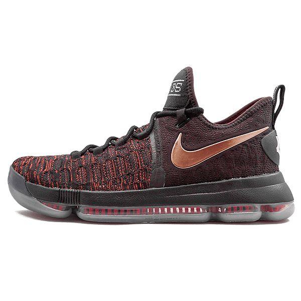 

Мужские кроссовки Nike KD 9 The Sauce красные темно-бордовые металлик-красно-бронзовые 852409-696