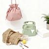 Large Capaci Thermal Lunch Box Bag Dstring Handbag Commuting Portable Office Workers School Students Lightweight Bento Bag