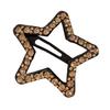 Hairpins Rhinestones Shining Hollow Five-Pointed Star Shape Hair Clips Stable Non-Damaging Hair