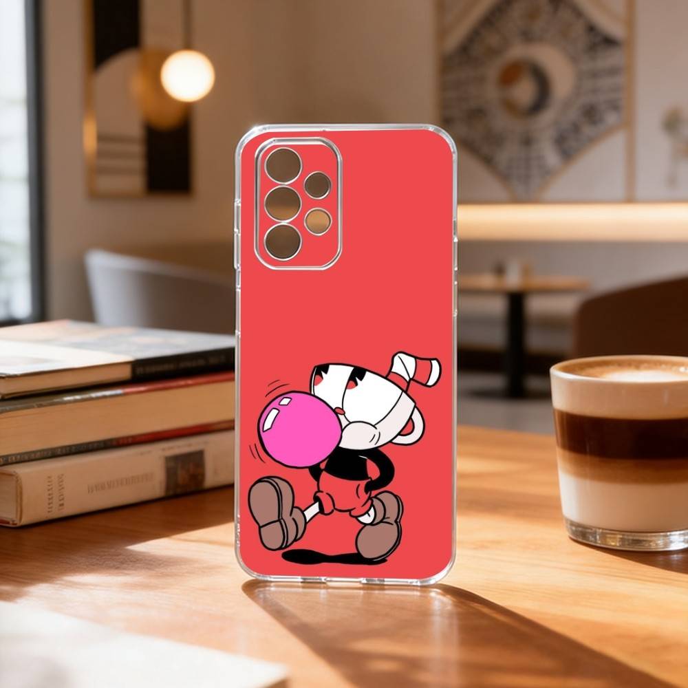 C-Cuphead P-Popular Phone Case For Samsung S25,S24,S21,S22,S23,S30,Ultra,S20,Plus,Fe Transparent Cover