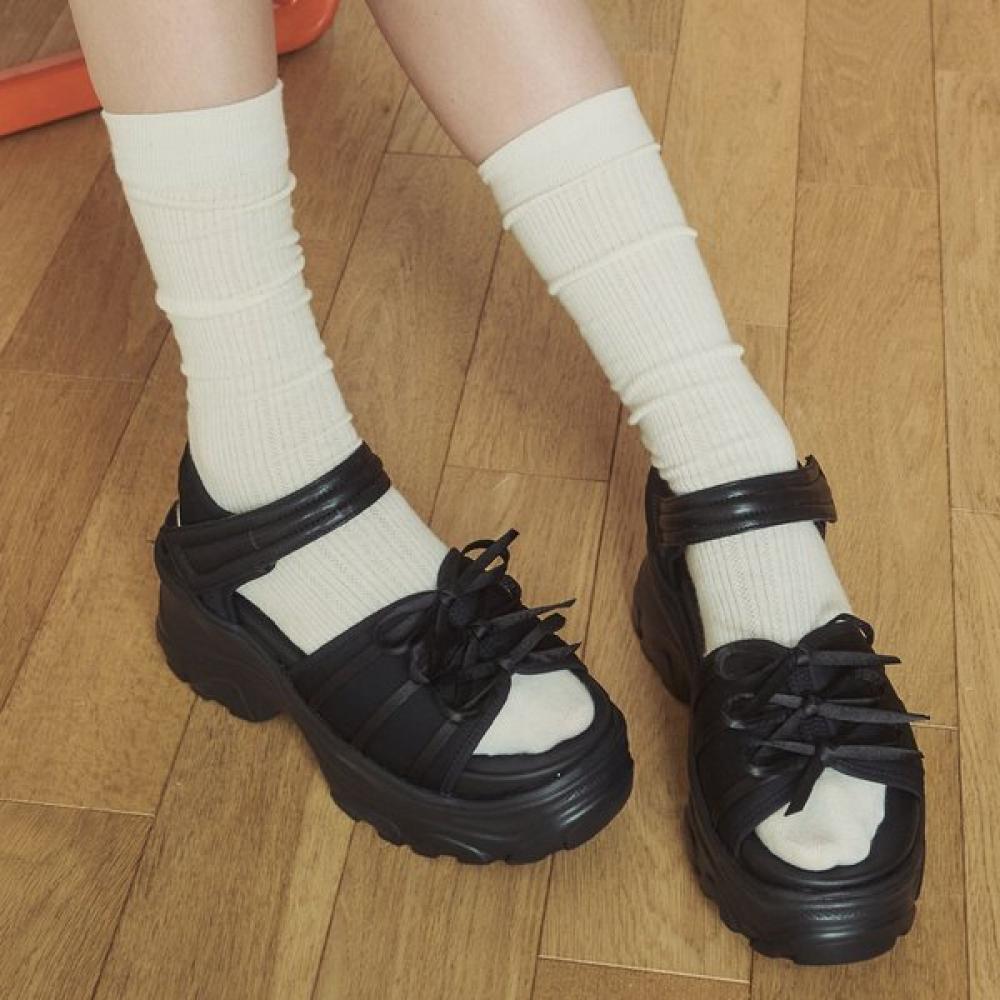 Elizabeth Stewart Balletcore Platform Sandals Ebal157365 57365/black/250
