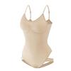 Plus Size Strapless Bodysuit for Women Thong-Style Buttock-Lifting, Tummy-Tucking, Waist-Cinching High-Stretch Shaping Underwear Crotchless Design