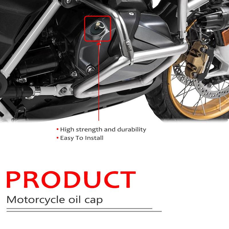 For BMW R1200GS Engine Oil Filler Cap R1250GS R1200 R1250 GS LC ADV R 1200 1250 GS Adventure 2014-2023 2022 Oil Tank Cover Caps