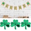 60g Beutel Schönes Einzigartiges Party-Tischkonfetti für St. Patrick's Day Party Ballondekoration(Grünes vierblättriges Gras )