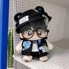 niannyyhouse 10cm stuffed animal canvas parkour bear cotton dress doll accessories clothes, hat, jacket, shorts, vest, shoes, glasses, set, doll, up,