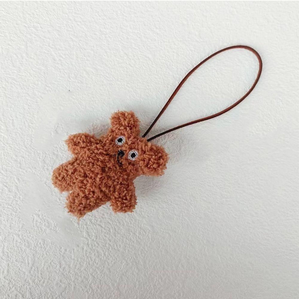 Cloth Bear Bag Pendant Cookie Animal Lanyard Casual Cue Backpack Decoration Decorations