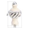 1 buc Tijă de perdea pentru decorarea casei Cap decorativ Draper Cap capac capac tijă romană Dop de etanșare