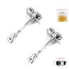 EDP1257-1 2 Pieces Left AND Right Door Catch Hinge Brake Stop Check Strap Limiter for Renault Megane MK3 DZ0/1 Coupe 2008-2016 804309044R