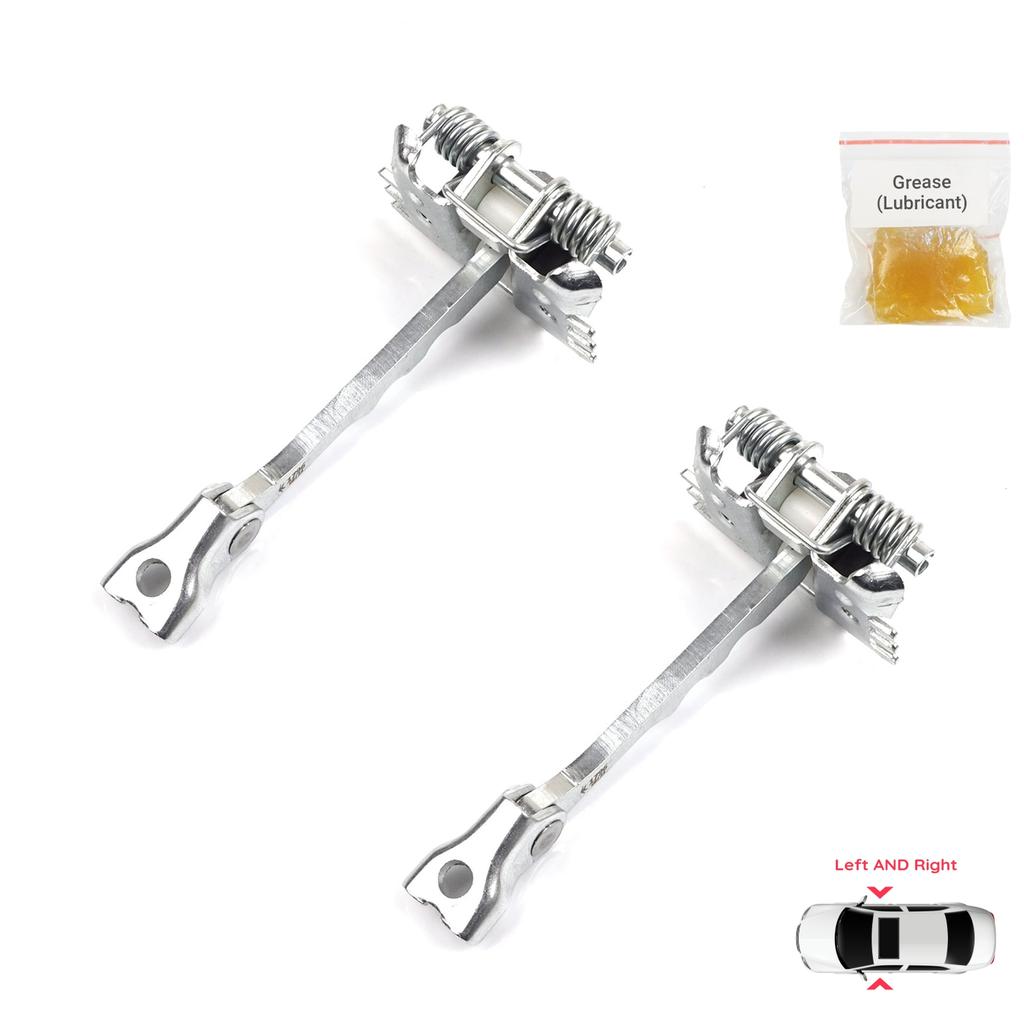 EDP1257-1 2 Pieces Left AND Right Door Catch Hinge Brake Stop Check Strap Limiter for Renault Megane MK3 DZ0/1 Coupe 2008-2016 804309044R