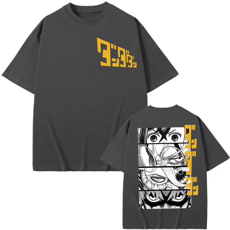 Japanese Manga Dandadan Graphic T Shirts Men Women Cartoon Short Sleeve T-shirts High Quality Cotton Oversized T-shirt