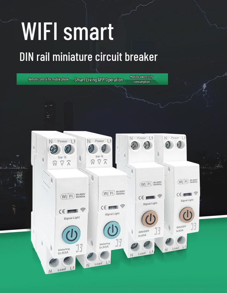 Tuya Smart WiFi Circuit Breaker with App Control and Timer