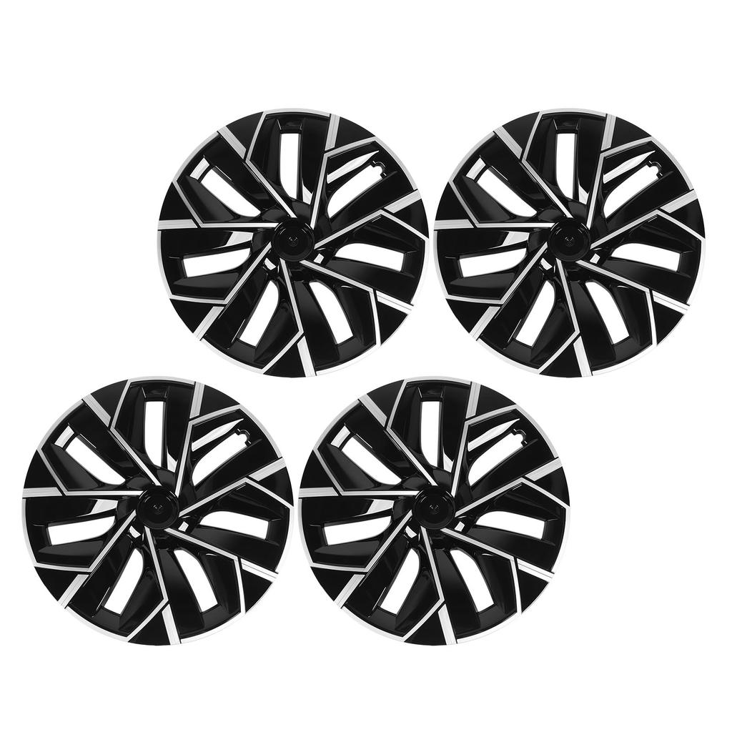 4PCS 19in Wheel Hub Cap Bright Black Hubcap Wheels Rim Covers Replacement for Tesla Model Y 2021 To 2024