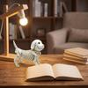 Skeleton Dog Figurine Distressed Resin Long-Lasting