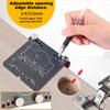 Hinge Hole Locator High Precision 35mm Drilling Portable Hinge Template Door Cabinet Installation Hole Locator