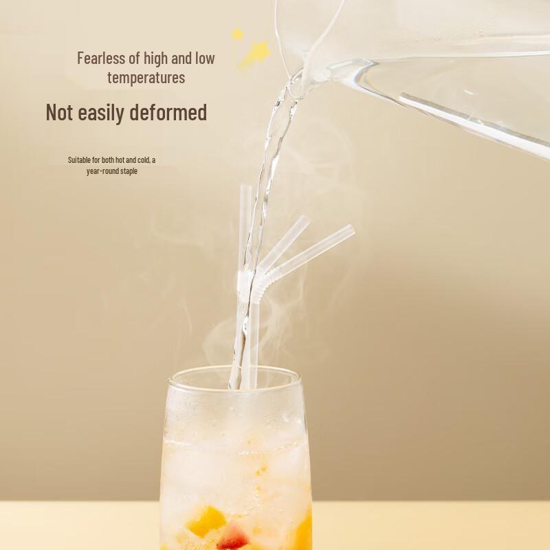 Disposable Individually Wrapped Food-Grade Plastic Straws