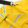 Pet Raincoat Reflective Large Dog Raincoat Cloak Type Transparent Rain Cap Dog Raincoat Zippered Pet Coat Dog Windproof