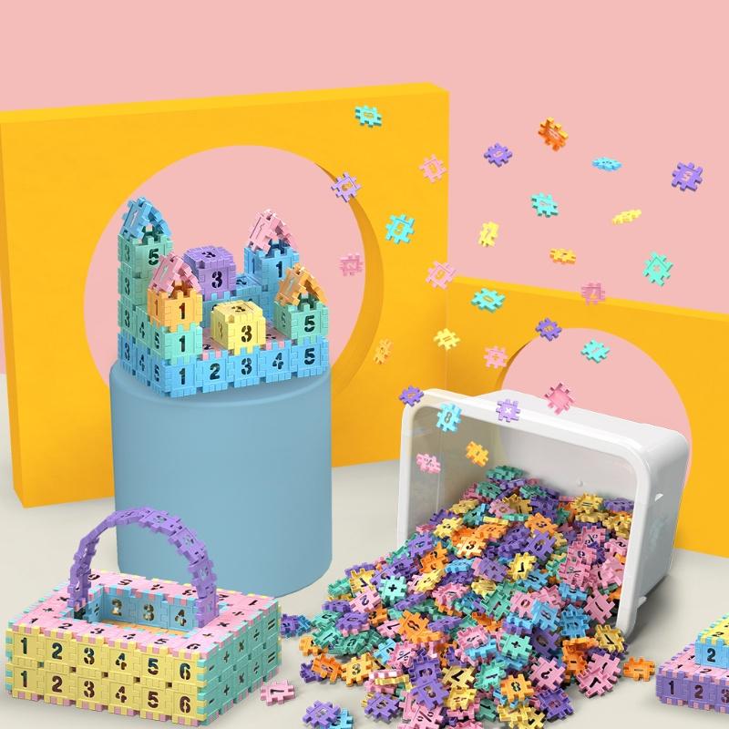 Colorful Macaron Building Blocks Fun And Educational Toy For Children 100pcs Bag