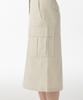 MUSINSA STANDARD WOMAN Women'S Cargo Elastic Midi Skirt [Cream]