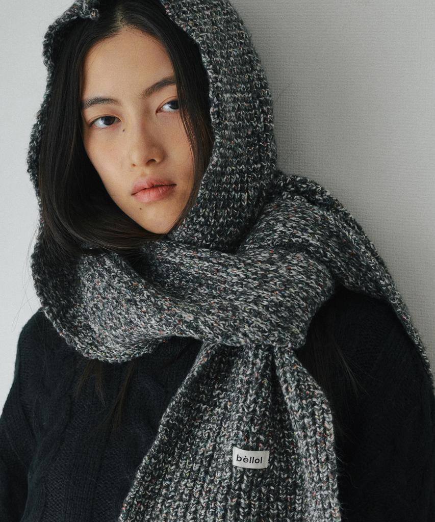 BELLOL Hazzi Bocashi Scarf Balaclava Black