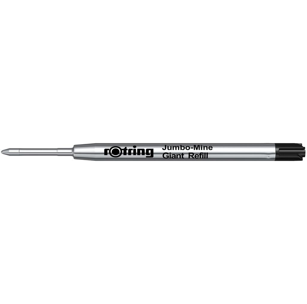 Rotring Ballpoint Pen Black Rapid Refills, (for Pro/Ticky), 5-Pack