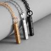 Nuevo Collar Colgante Columna de Deseos Larga TE AMO Accesorios de Joyería para Pareja