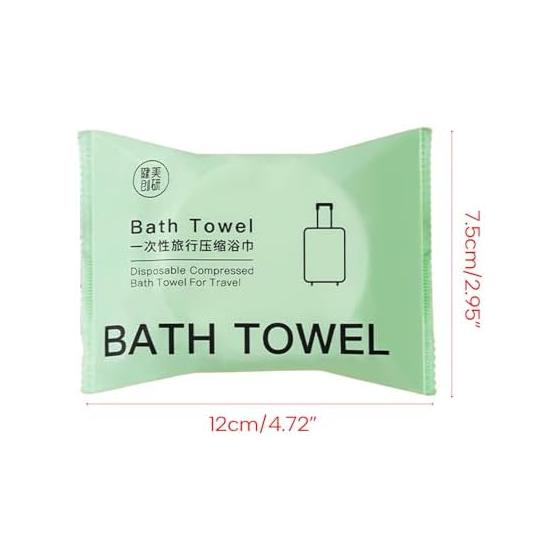 Compressed Bath Towel 70x140cm Disposable Cleansing Towel Outdoor Travel Cotton Portable Hotel Thickened Cloth Shower Towel Wrap