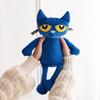 Children Book Picture Pete The Cat Plush Cute Blue Cat Comfort Doll Gift Holiday